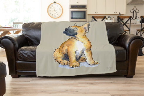 French Bulldog Throw
